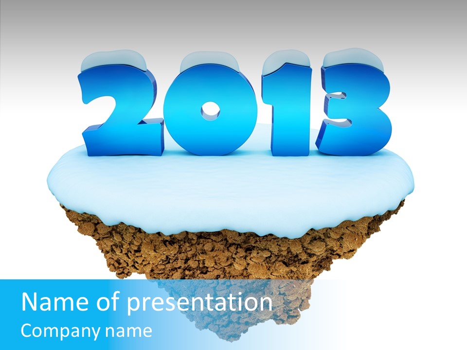 Year Little Fly PowerPoint Template