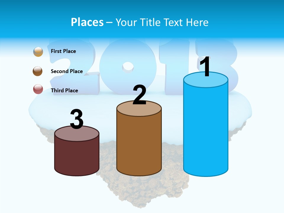 Year Little Fly PowerPoint Template