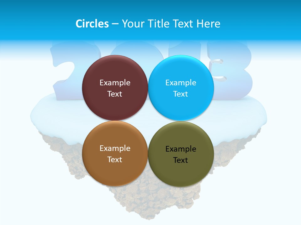 Year Little Fly PowerPoint Template