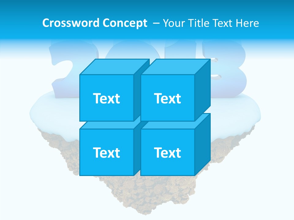 Year Little Fly PowerPoint Template