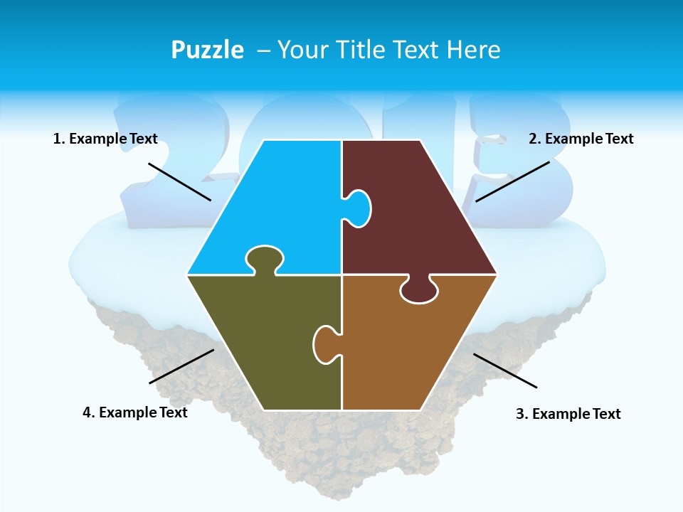 Year Little Fly PowerPoint Template