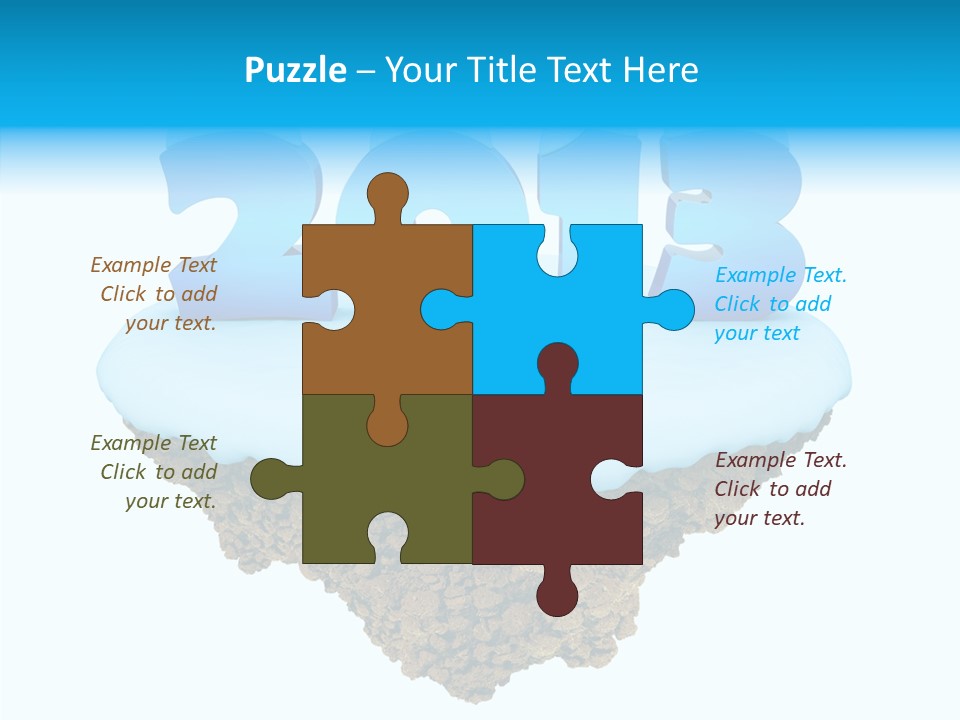 Year Little Fly PowerPoint Template