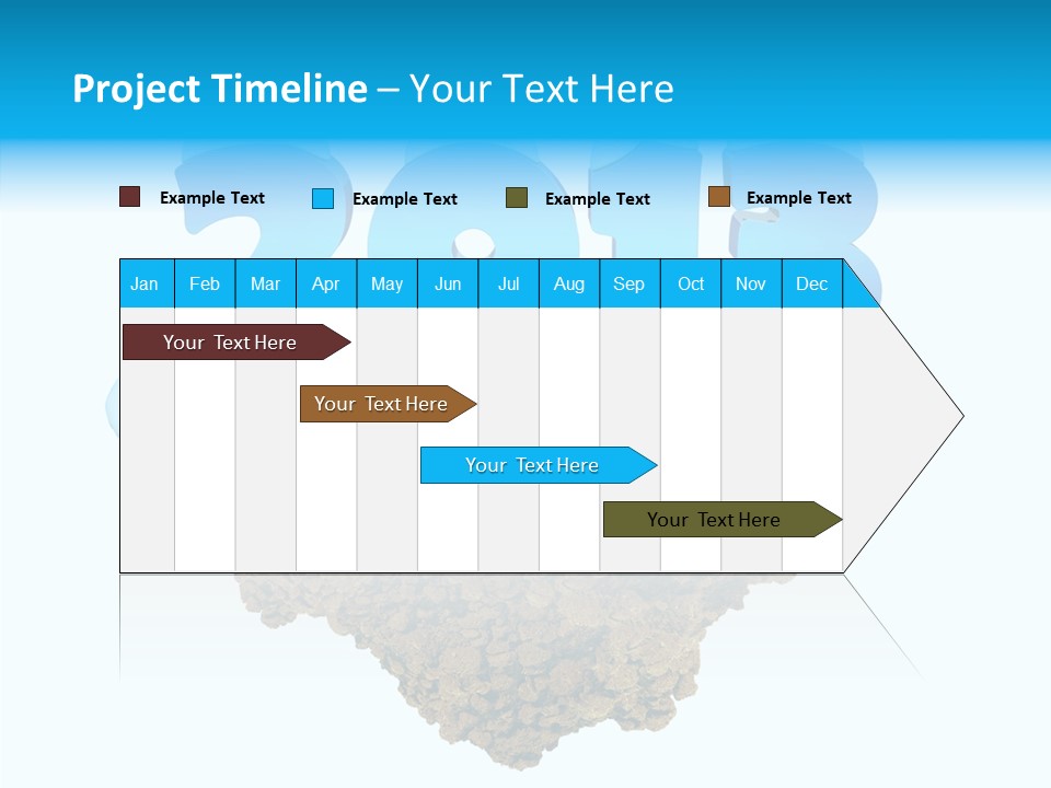 Year Little Fly PowerPoint Template