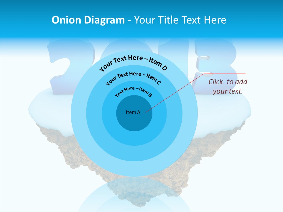 Year Little Fly PowerPoint Template