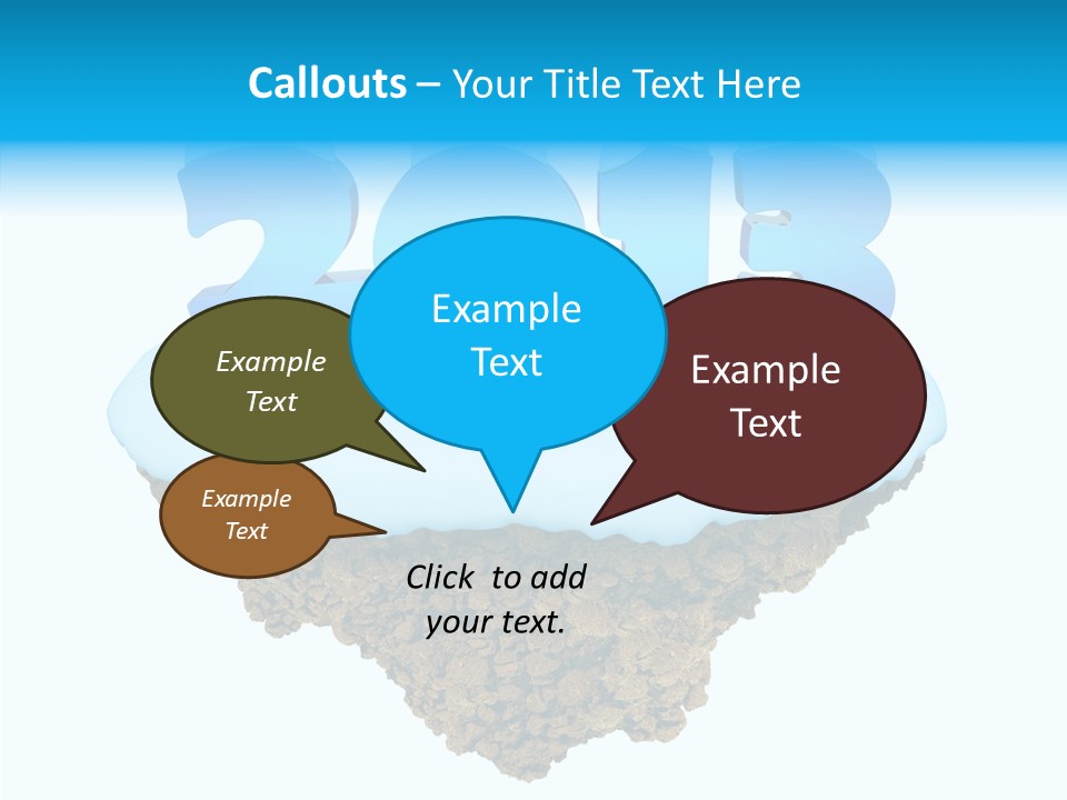 Year Little Fly PowerPoint Template