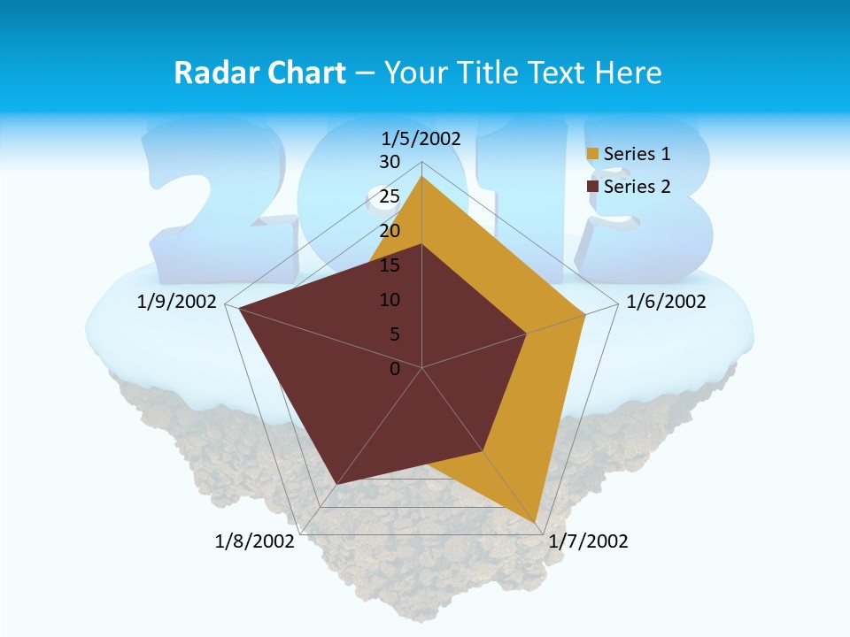 Year Little Fly PowerPoint Template