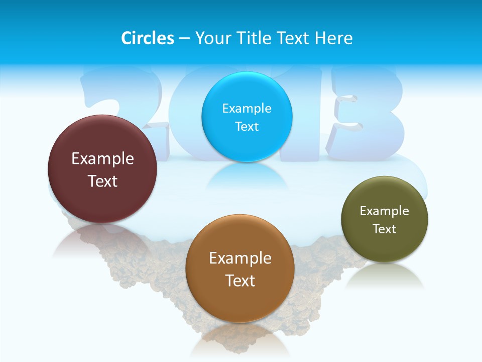 Year Little Fly PowerPoint Template