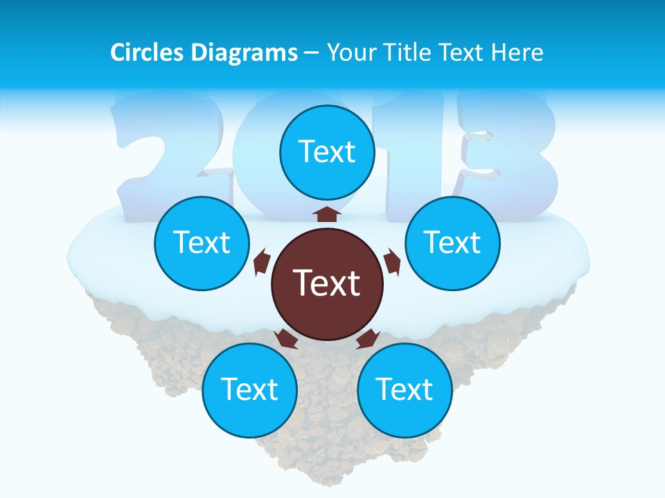 Year Little Fly PowerPoint Template