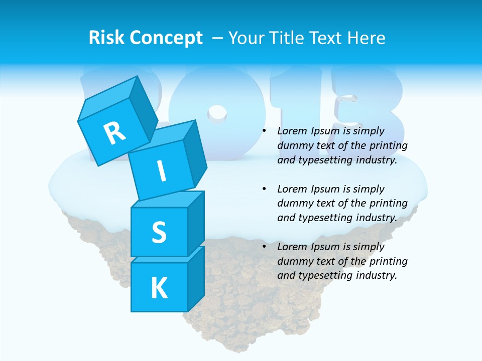 Year Little Fly PowerPoint Template