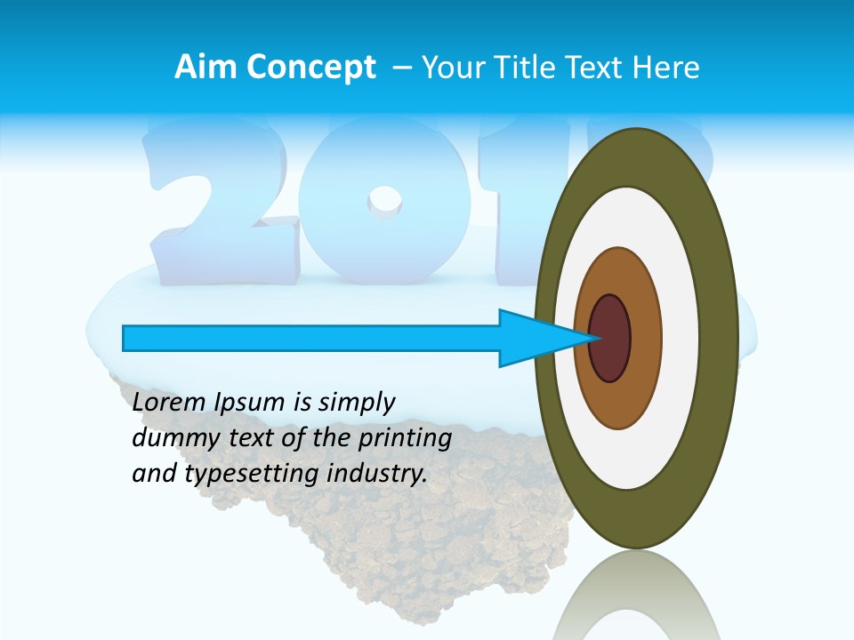 Year Little Fly PowerPoint Template