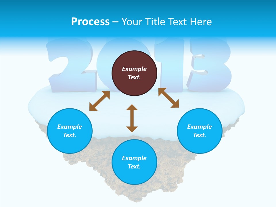 Year Little Fly PowerPoint Template