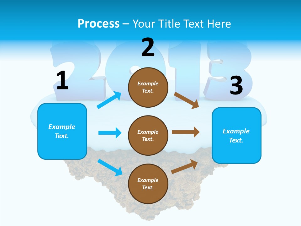 Year Little Fly PowerPoint Template
