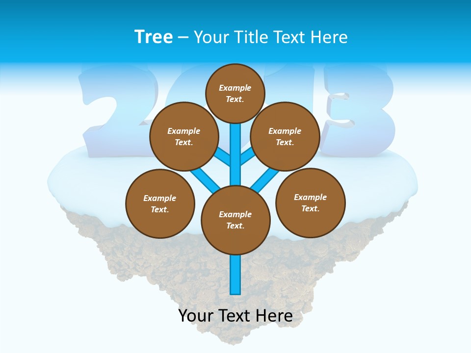 Year Little Fly PowerPoint Template