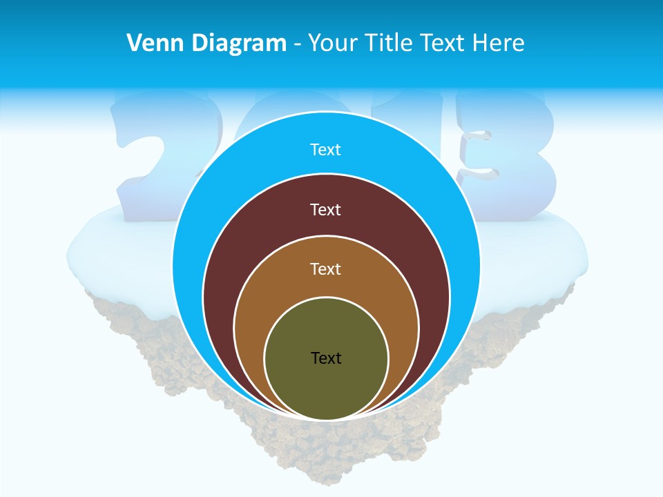 Year Little Fly PowerPoint Template
