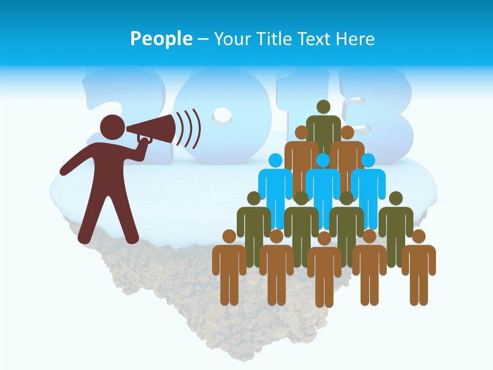 Year Little Fly PowerPoint Template