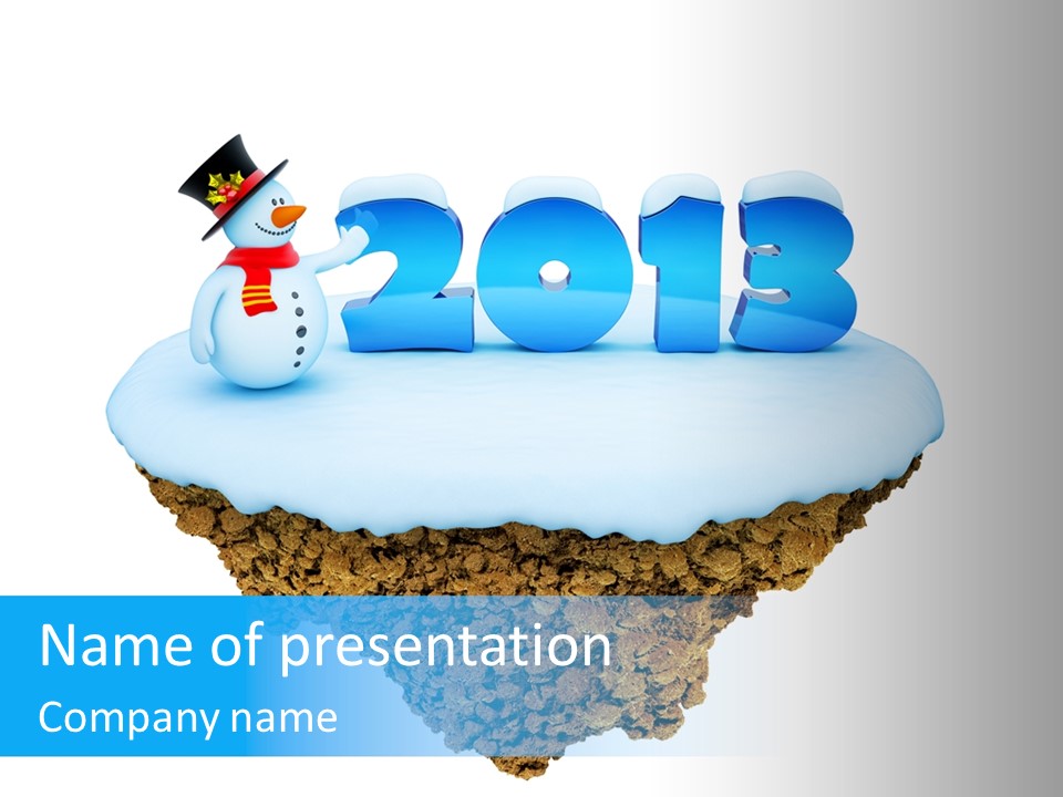 Nature Freeze Happy PowerPoint Template