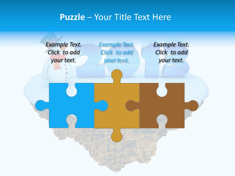 Nature Freeze Happy PowerPoint Template