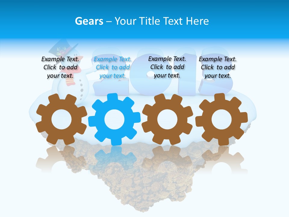 Nature Freeze Happy PowerPoint Template