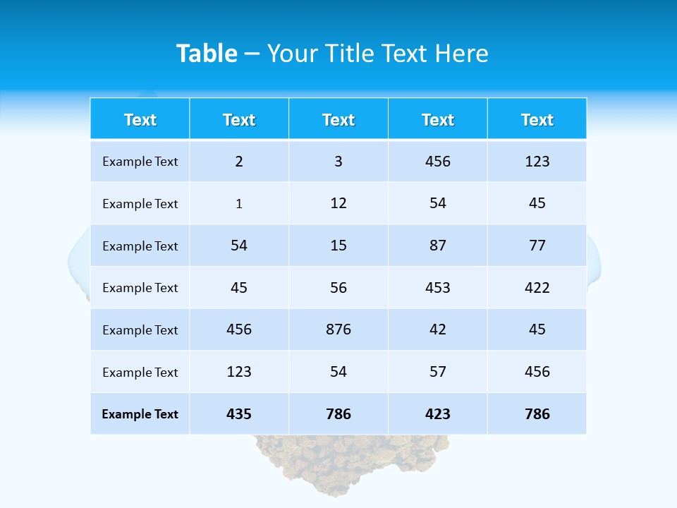 Nature Freeze Happy PowerPoint Template