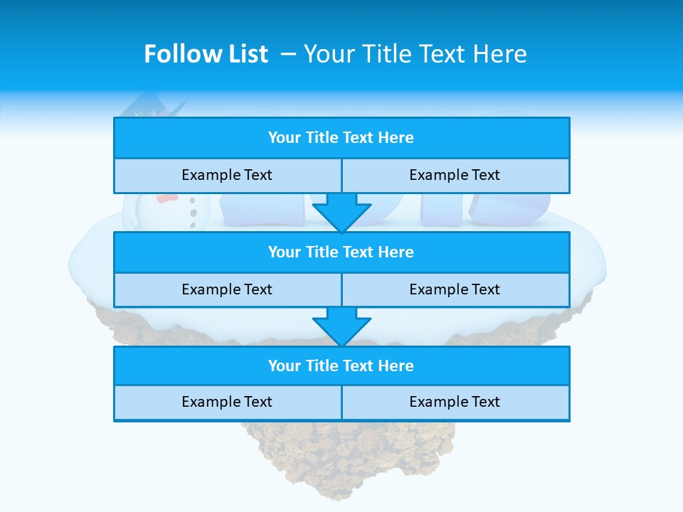 Nature Freeze Happy PowerPoint Template