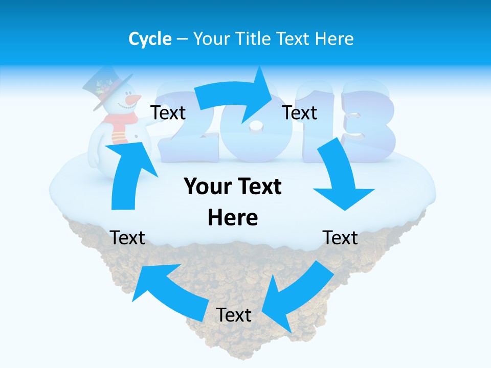 Nature Freeze Happy PowerPoint Template