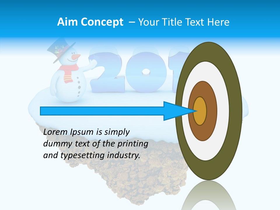 Nature Freeze Happy PowerPoint Template