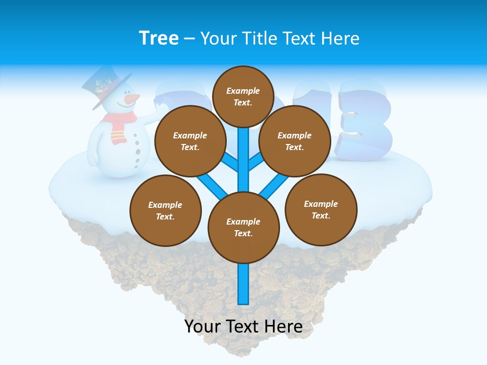 Nature Freeze Happy PowerPoint Template