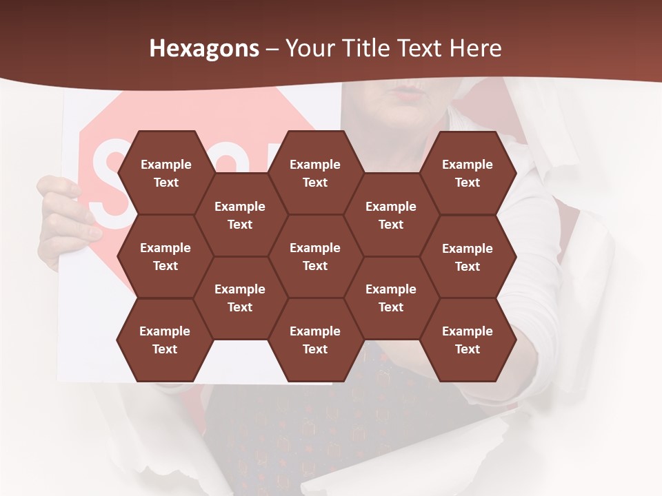 Decline Expression Wall PowerPoint Template