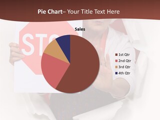 Decline Expression Wall PowerPoint Template