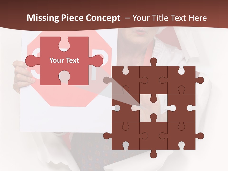 Decline Expression Wall PowerPoint Template