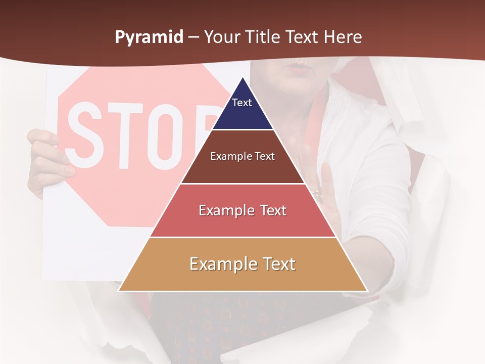 Decline Expression Wall PowerPoint Template