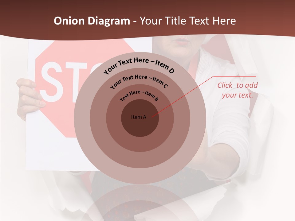 Decline Expression Wall PowerPoint Template