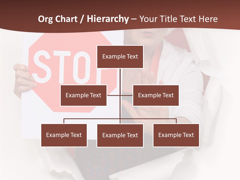 Decline Expression Wall PowerPoint Template