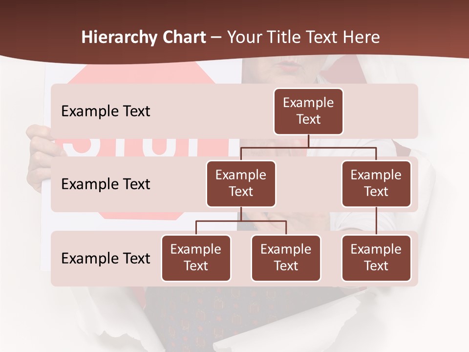 Decline Expression Wall PowerPoint Template