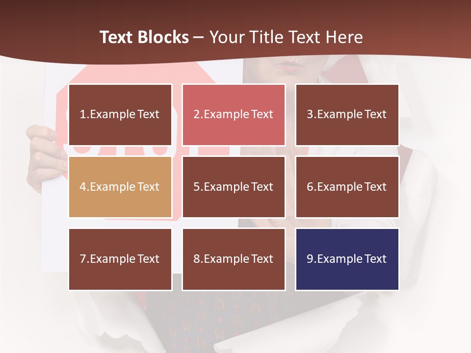 Decline Expression Wall PowerPoint Template