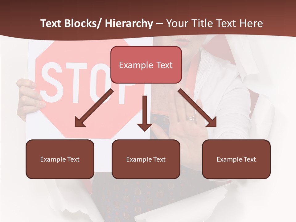Decline Expression Wall PowerPoint Template