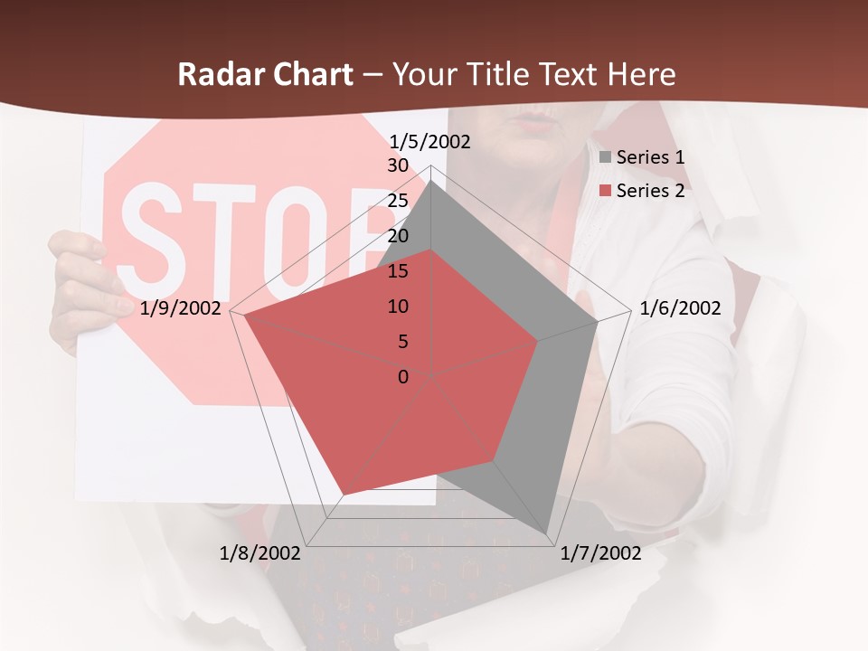 Decline Expression Wall PowerPoint Template