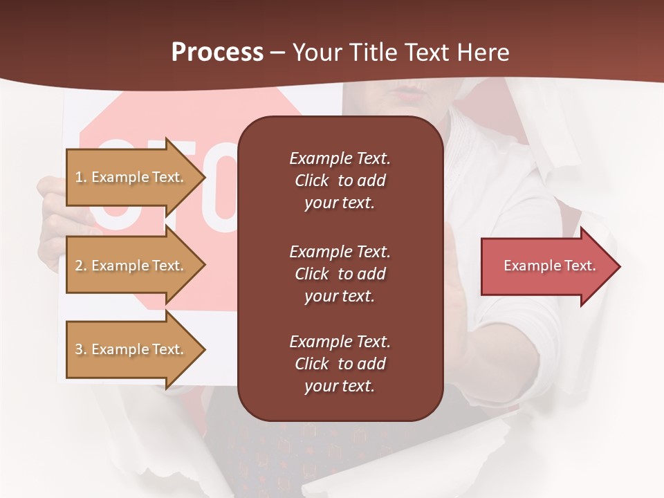 Decline Expression Wall PowerPoint Template