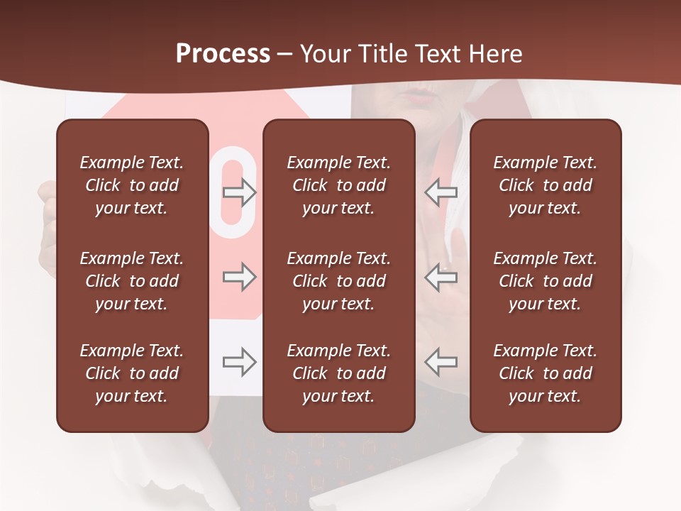 Decline Expression Wall PowerPoint Template