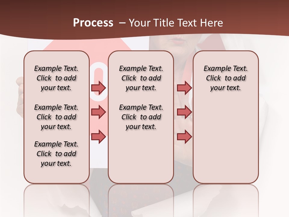Decline Expression Wall PowerPoint Template