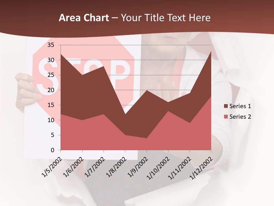 Decline Expression Wall PowerPoint Template