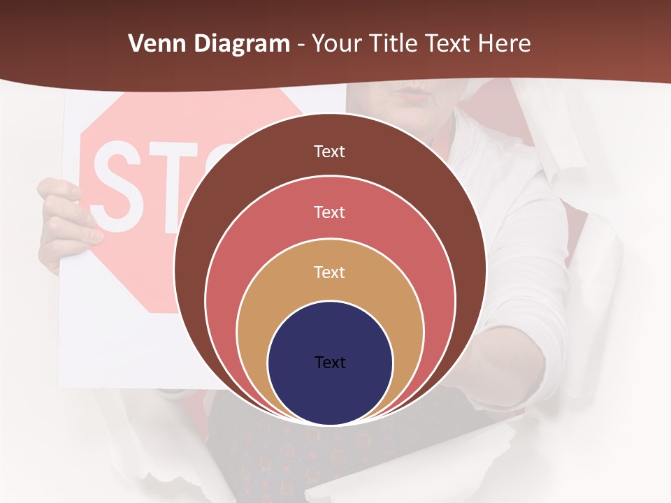 Decline Expression Wall PowerPoint Template