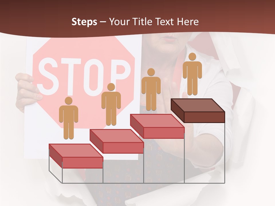 Decline Expression Wall PowerPoint Template