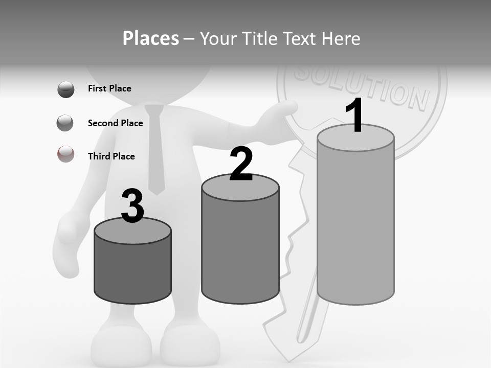 Guy Strategy Man PowerPoint Template