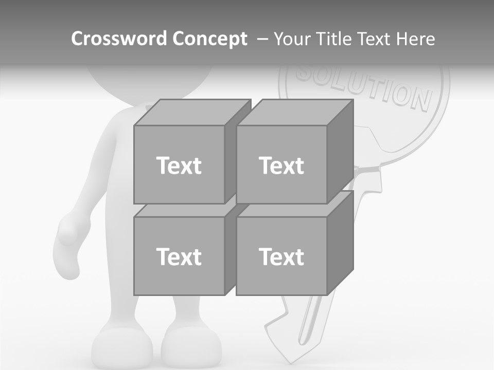 Guy Strategy Man PowerPoint Template