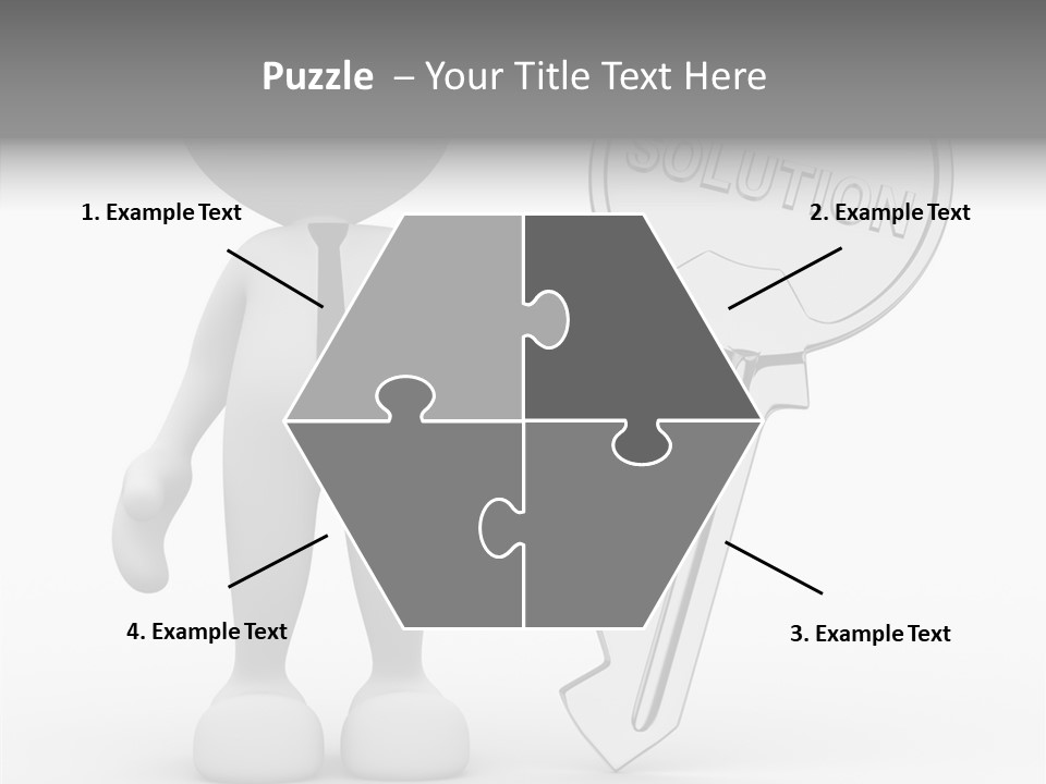 Guy Strategy Man PowerPoint Template