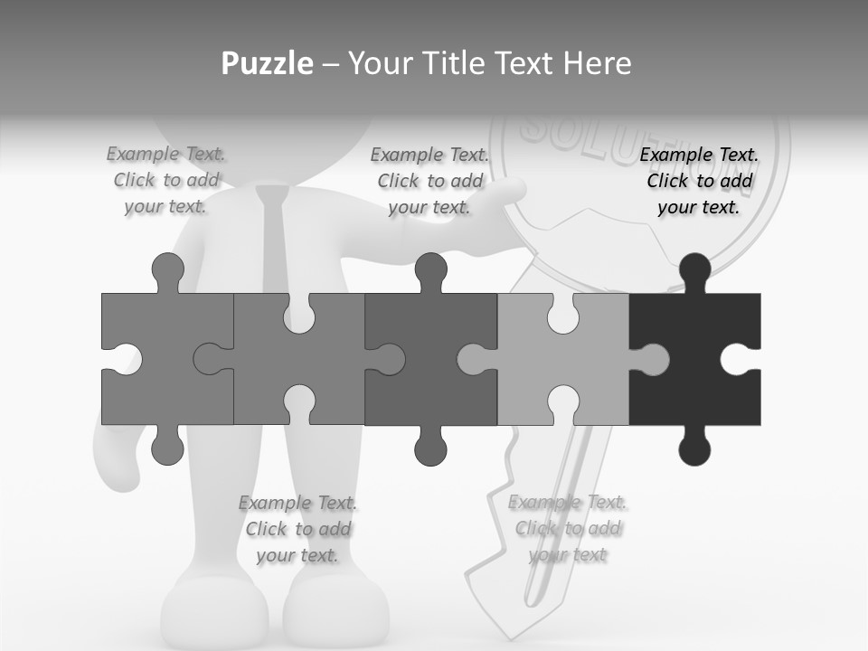 Guy Strategy Man PowerPoint Template