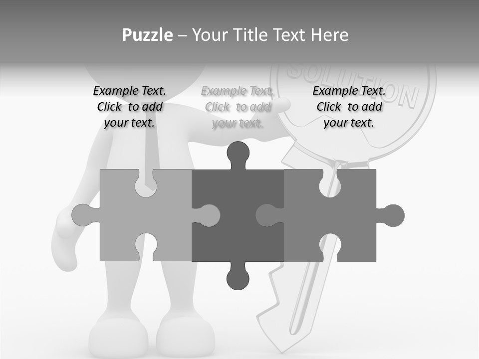 Guy Strategy Man PowerPoint Template