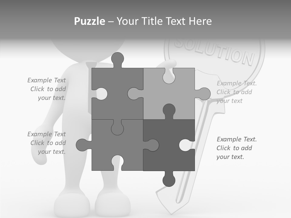 Guy Strategy Man PowerPoint Template