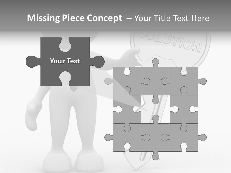 Guy Strategy Man PowerPoint Template